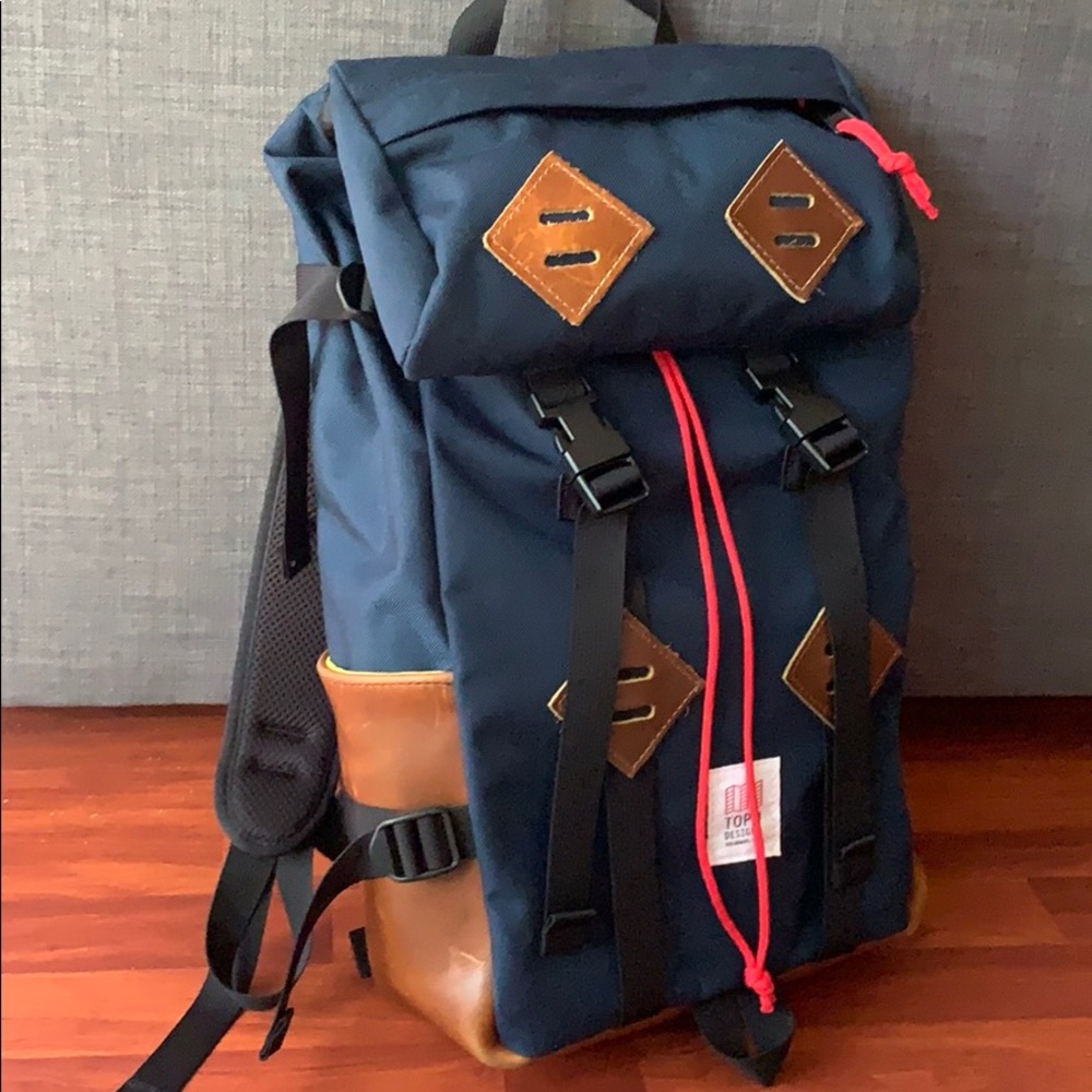 Topo Designs Klettersack Backpack with Leather - Picture 1 of 6